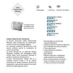 Giacca Antivento BRN Manica Lunga bianca BRN - 1 2