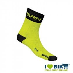 Sock Cycling BRN yellow fluo BRN - 1