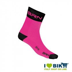 Calzino Ciclismo BRN fluo fuxia BRN - 1