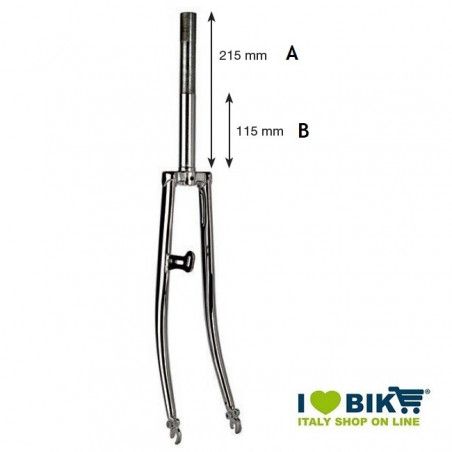 Sport 28 chromed fork with 1 inch stanchion  - 1
