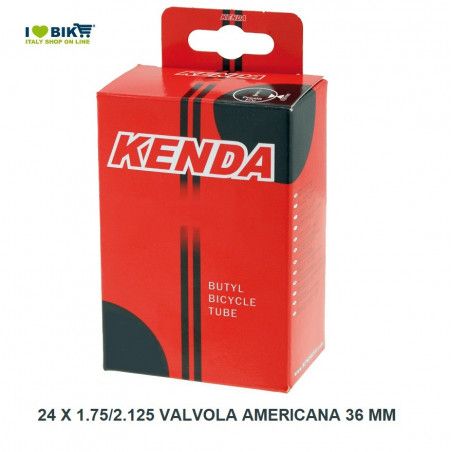 air chamber measuring 24 x 1.90/2.125 valve 24-9 American 36 mm  - 1