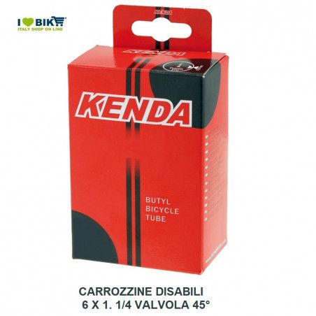 Inner Tube for wheelchairs Disabled measures 6 x 1. Fourth valve 45 °  - 1