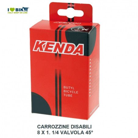 Camera d aria per carrozzine disabili 8 x 1. 1/4 valvola 45°  - 1