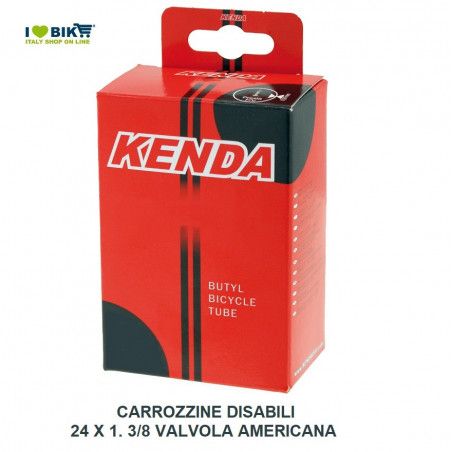 Inner Tube for wheelchairs disabled measuring 24 x 1. 3/8 valve American  - 1
