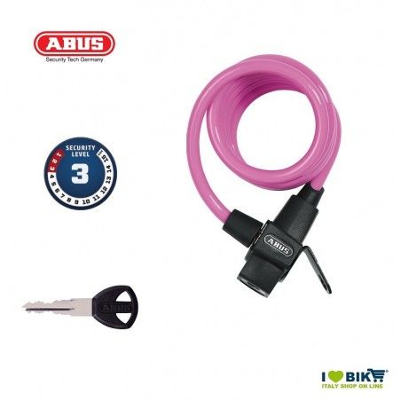 Lucchetto a spirale ABUS 5412 KID Rosa Abus - 1