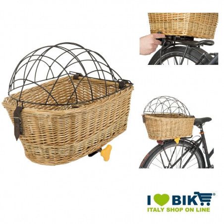 Wicker basket rear pet port  - 1