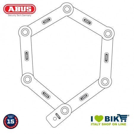 Folding Lock Abus Bordo 6500/110 SH black Abus - 2