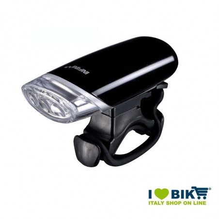 Fanalino anteriore Luxo, 3 led a luce bianca. Colore nero, 2019  - 1