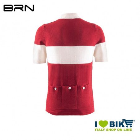 Maglia BRN VINTAGE Veloce, maniche corte, rosso BRN - 2