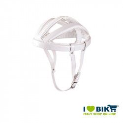 Cycling Helmet BRN VINTAGE Veloce, synthetic leather, one size, 60 cm, white BRN - 1