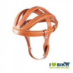 Casco Ciclismo BRN VINTAGE Veloce in vinpelle, taglia unica 60 cm, marrone BRN - 1