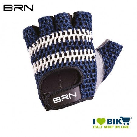 Cycling Gloves BRN VINTAGE Veloce, cordura and synthetic leather, white BRN - 1