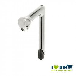 Steering column diameter 22.2mm, ext. 100mm, polished silver BIKE PARTS - 1