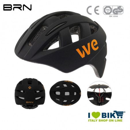 Helmet BRN WE, one size, 54-58 cm,  matt black BRN - 1