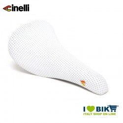 Cinelli VOLARE Saddle in Chromoly Steel, white  - 1