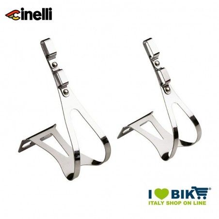 Cinelli DUO stell clips compatible with double straps  - 1