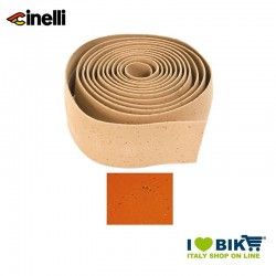 Cinelli nastro manubrio Cork, arancio  - 1 2