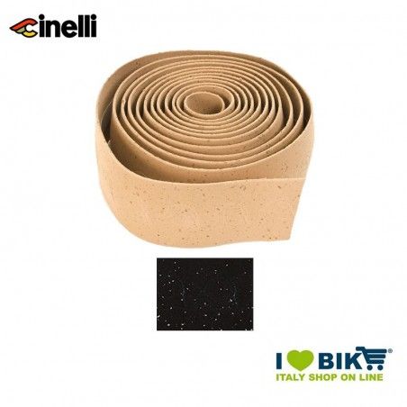 Cinelli nastro manubrio Cork, nero  - 2