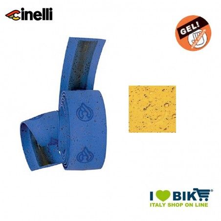Nastro manubrio Cinelli Cork Gel, giallo  - 2