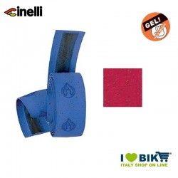 Nastro manubrio Cinelli Cork Gel, rosso  - 1 2