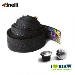 Handlebar Caleido Multidensity Black with crystal caps  - 1