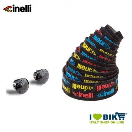 Handlebar Logo Velvet Multicolor, with crystal caps  - 1