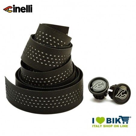 Nastro manubrio 3D Super Reflective con tappi neri  - 1