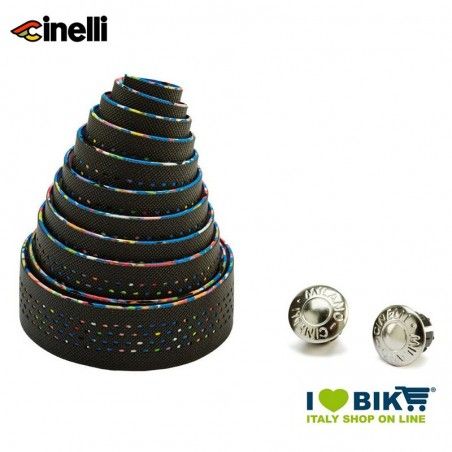 Nastro manubrio 3D Caleido con tappi crystal  - 1