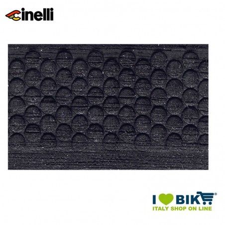 Nastro manubrio Cinelli Bubble nero, tappi inclusi  - 1