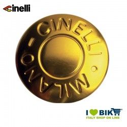 Handlebar caps in anodized aluminium, 2 pcs, Gold  - 1