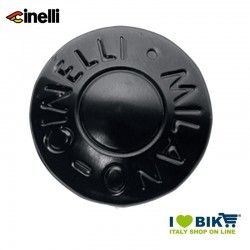 Handlebar caps in anodized aluminium, 2Pcs, Black  - 1