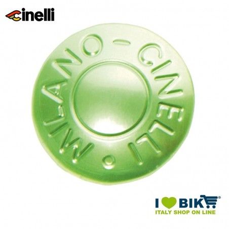 Handlebar caps in anodized aluminium, 2Pcs, Green  - 1