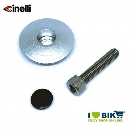 Tappi forcella 1 1/8 32mm in lega di alluminio, argento  - 1