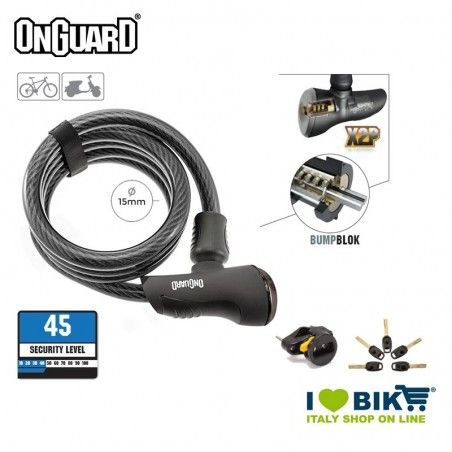 Lucchetto Spirale 1850x15mm OnGuard Doberman Platinum OnGuard - 1