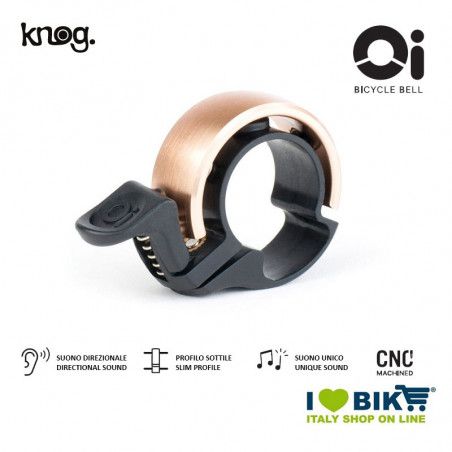 Bike Bell 22,2 mm, Knog Oi Classic, Gold Knog - 1