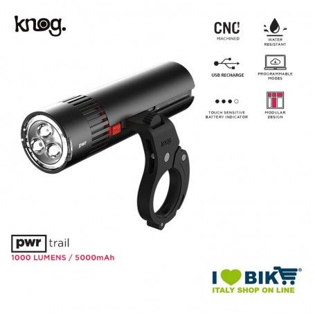 Led Light 1000 LUMENS / 5000mAh PWR TRAIL with usb recharge Knog - 1