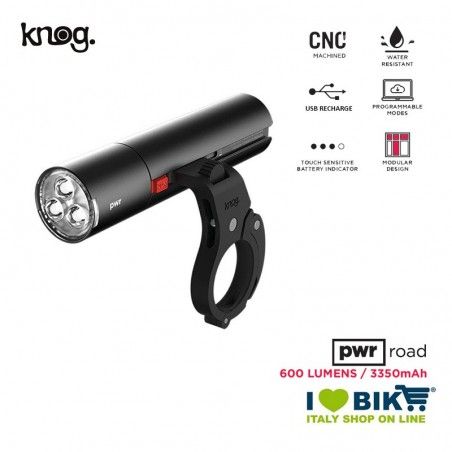 Led Light 600 LUMENS / 3350mAh PWR ROAD with usb recharge Knog - 1