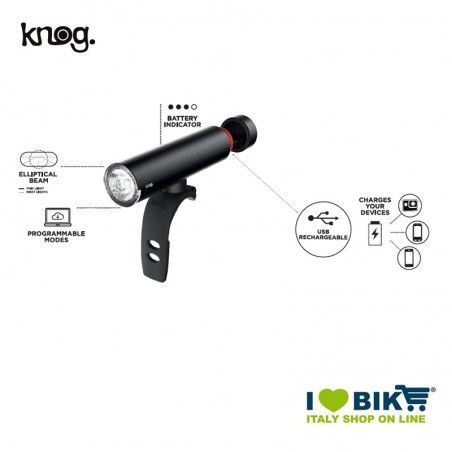 Led Light 450 LUMENS / 2200mAh PWR RIDER with usb recharge Knog - 2