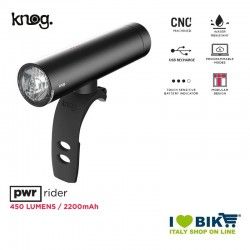 Led Light 450 LUMENS / 2200mAh PWR RIDER with usb recharge Knog - 1