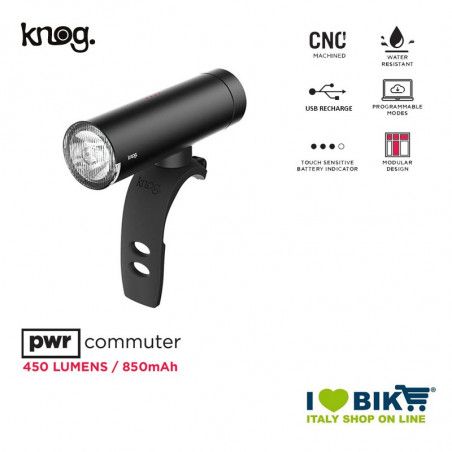 Led Light 450 LUMENS / 850mAh PWR COMMUTER with usb recharge Knog - 1