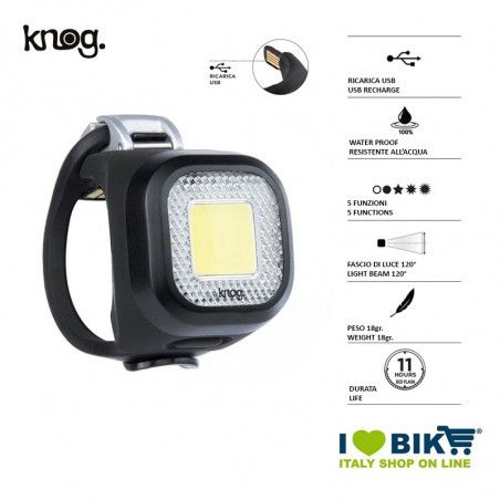 Front led light 20 lumens Blinder MINI CHIPPY Knog - 1