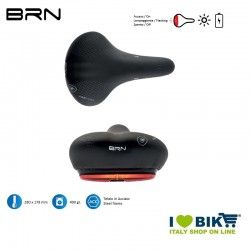 Saddle 280x178mm BRN Prozone with led, Man SMP - 1 2