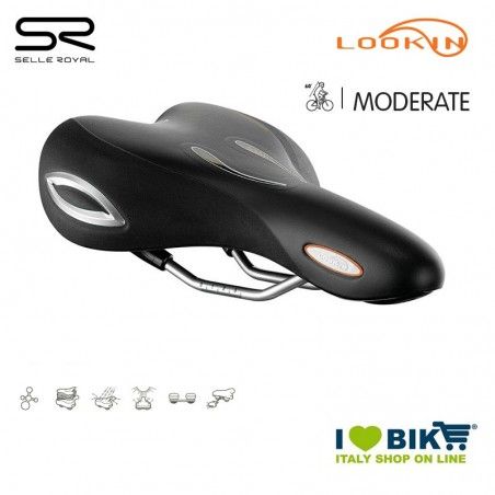 Saddle 282x185 mm Selle Royal Lookin Moderate, Man  - 1