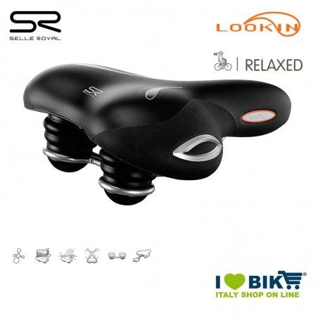 Saddle 260x228 mm Selle Royal Lookin Relaxed, Unisex  - 1