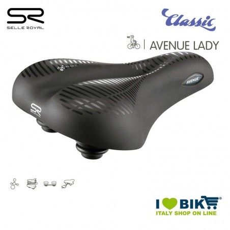 Saddle 258x183 mm Selle Royal Avenue, Woman  - 1