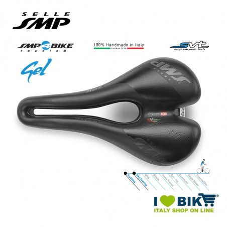 Saddle SMP TRK Medium Man Gel, Black  - 2