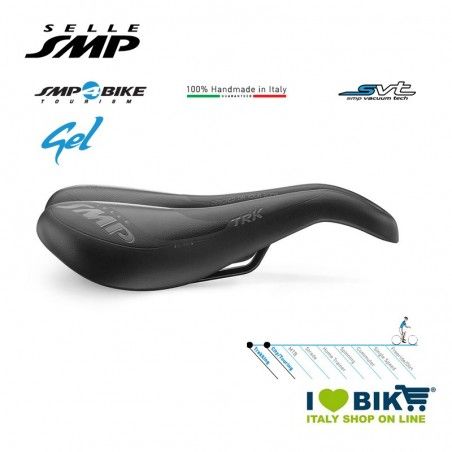 Saddle SMP TRK Large Lady Gel, Black  - 3
