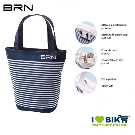 Bag Sunbag Blue with White stripes BRN - 1