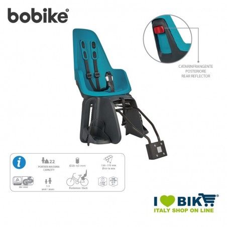 Seggiolino Bobike MAXI ONE posteriore blu bahama Bobike - 1