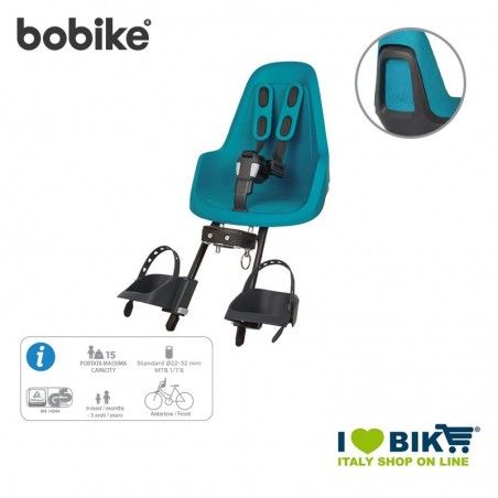 Front child seat Bobike Mini ONE Bahama Blue  - 1